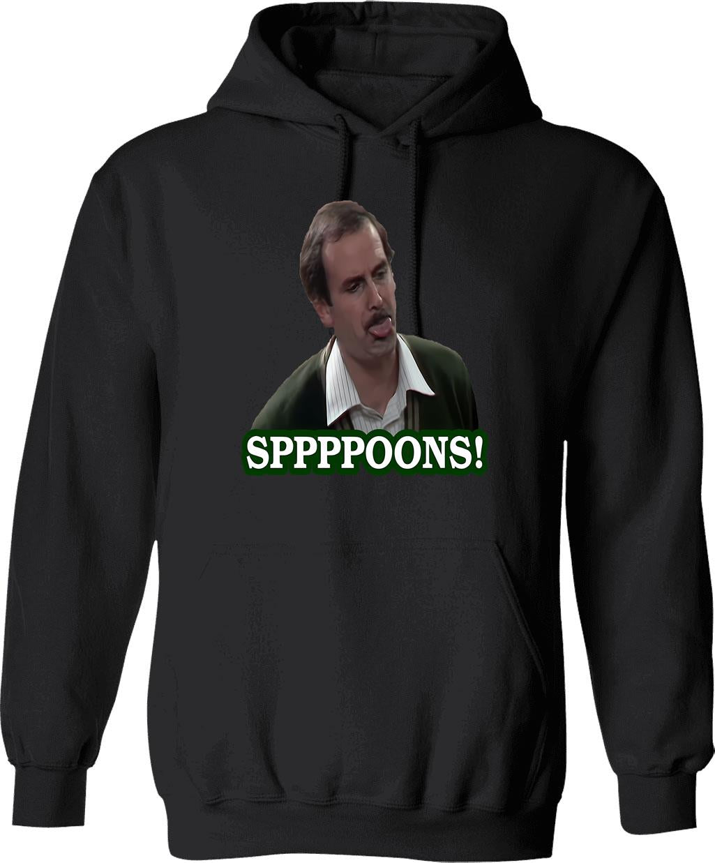 Fawlty Towers I'm Going To Give You A Damn Good Thrashing Hoodie - Black