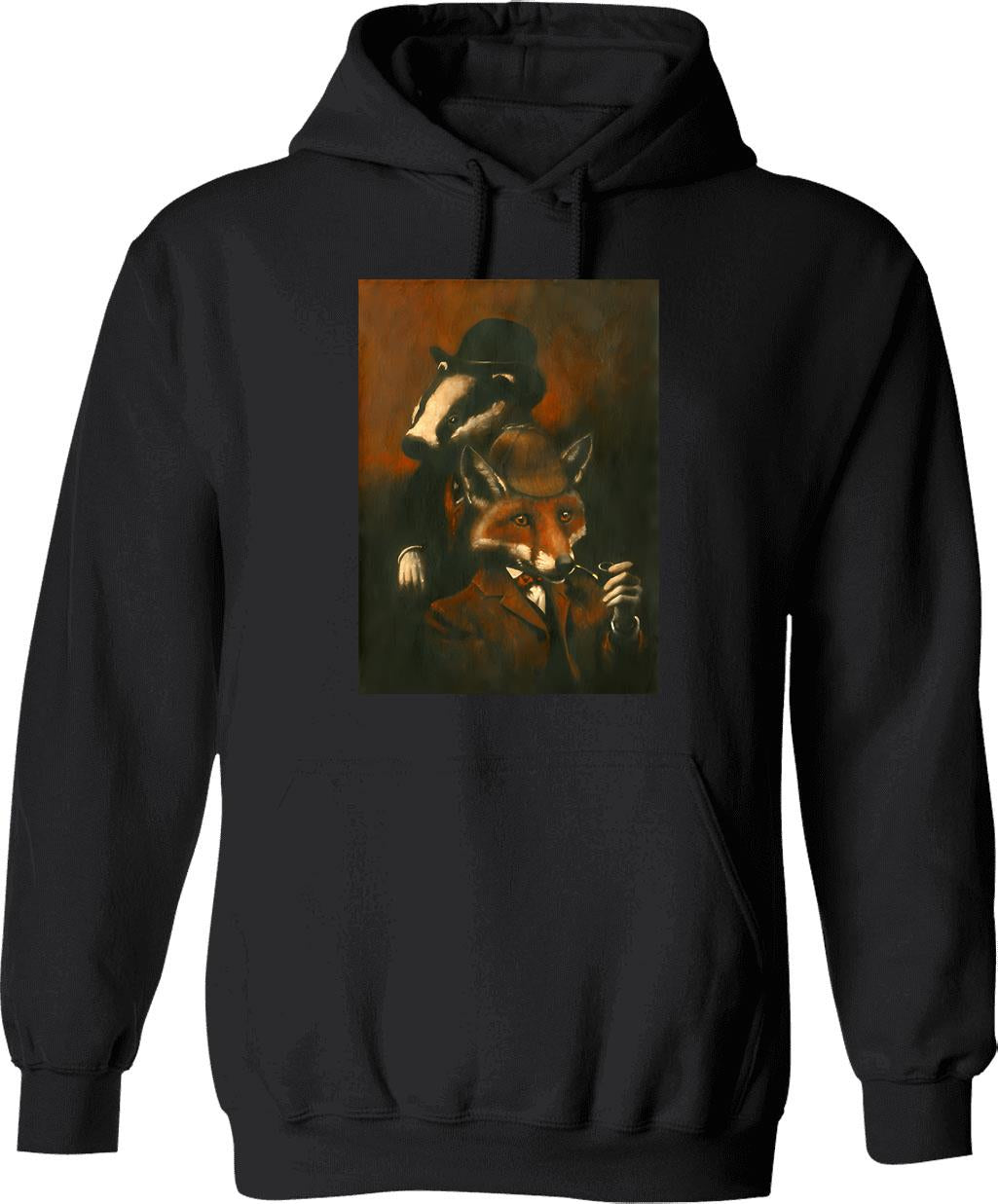 Fountain Boats Powerboat 2 Hoodie - Retro Graphic Pullover Hoodie for Men & Women - Black