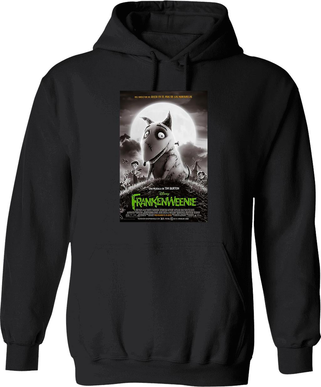 Frankenweenie Frankenweenie Essential Graphic Pullover Hoodie - Black