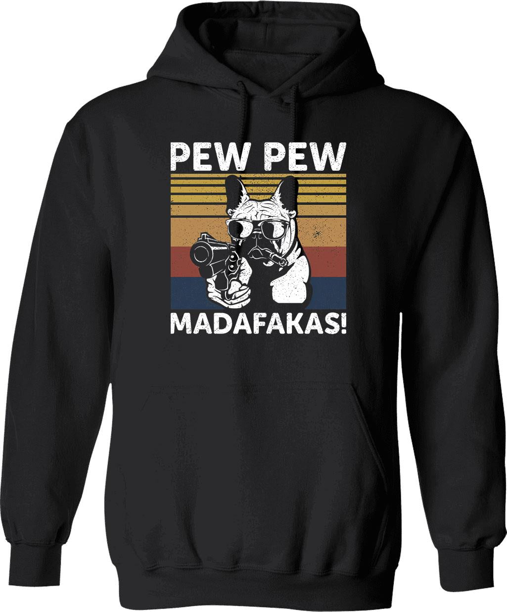 French Bulldog Lovers 80s Style Vintage Hoodie - Black