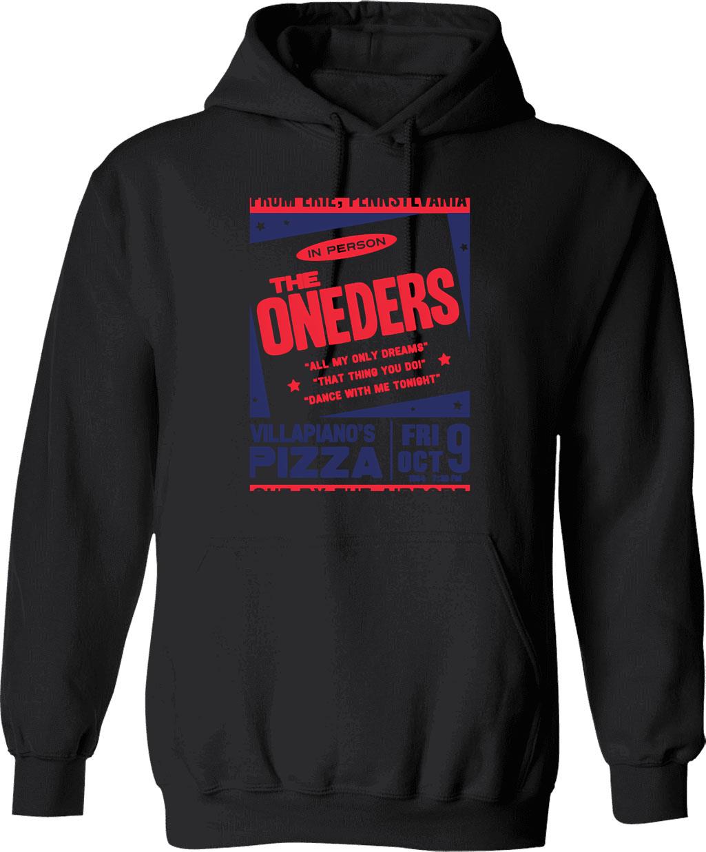 Frog Swing Hoodie - Retro Graphic Pullover Hoodie for Men & Women - Black