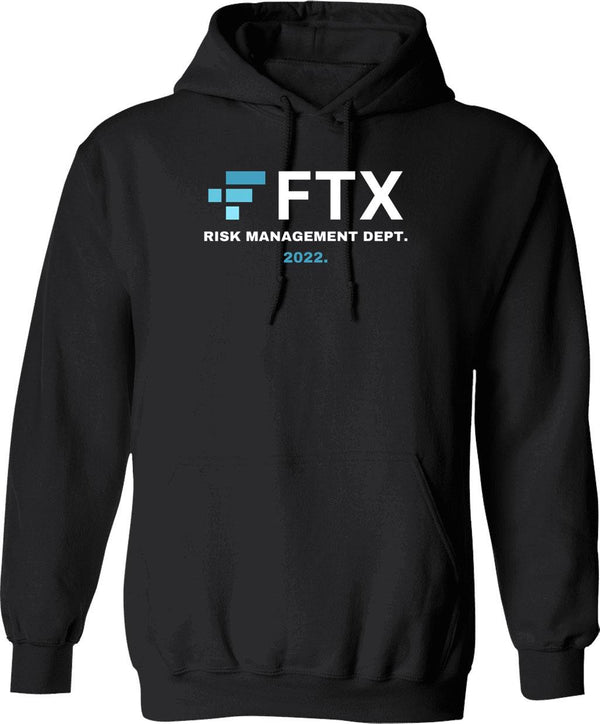 Ftx Risk Management Department Graphic Pullover Hoodie - Black