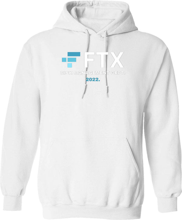 Ftx Risk Management Department Graphic Pullover Hoodie - White