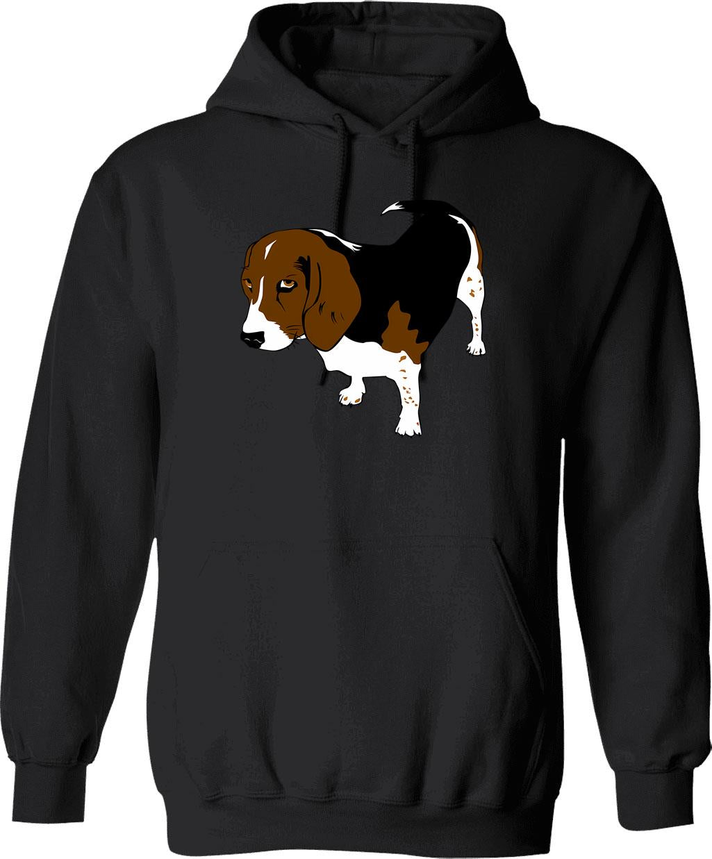 Funny Beagle Dad Saying Best Beagle Dad Ever Hoodie - Black