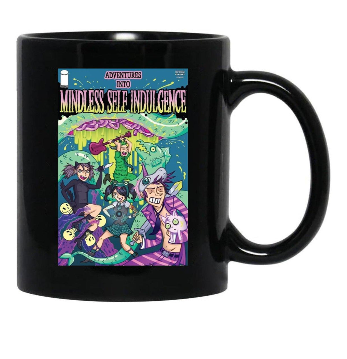 Funny Men Msi Comic Classic Fan Black Coffee Mug, Gift Coffee Mug - Black