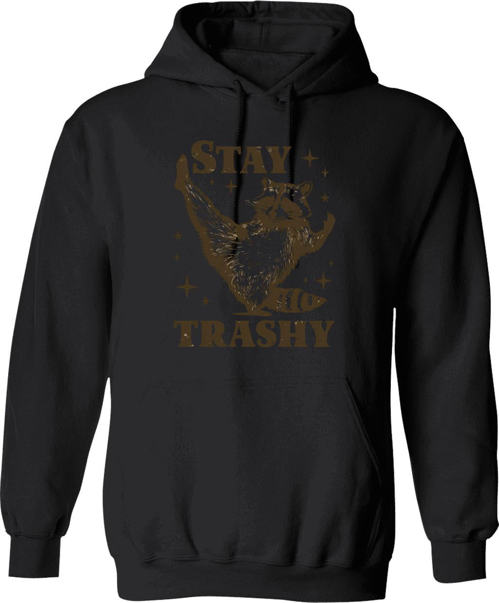 Funny Raccoon Meme Rizz Em With The Tism Hoodie - Black