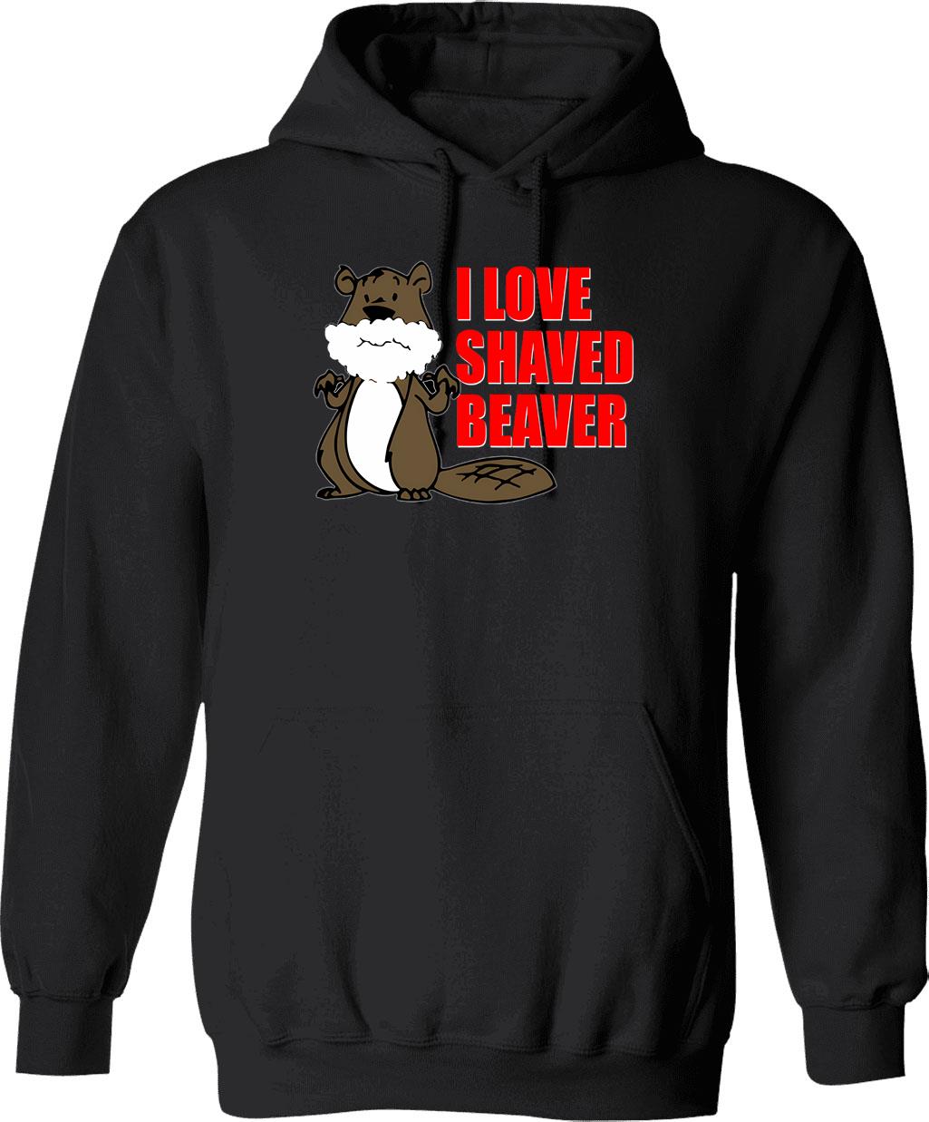 Funny Hoodie Be Kind To Animals Kiss A Beaver Rude - Black