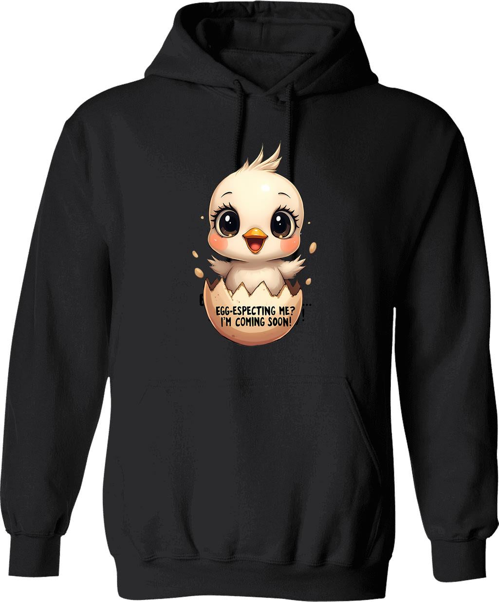 Future Folk Design Hoodie - Retro Graphic Pullover Hoodie for Men & Women - Black