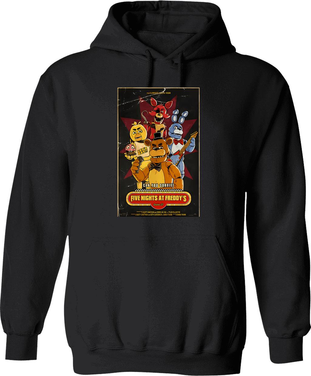 Game R And C Hoodie - Retro Graphic Pullover Hoodie for Men & Women - Black