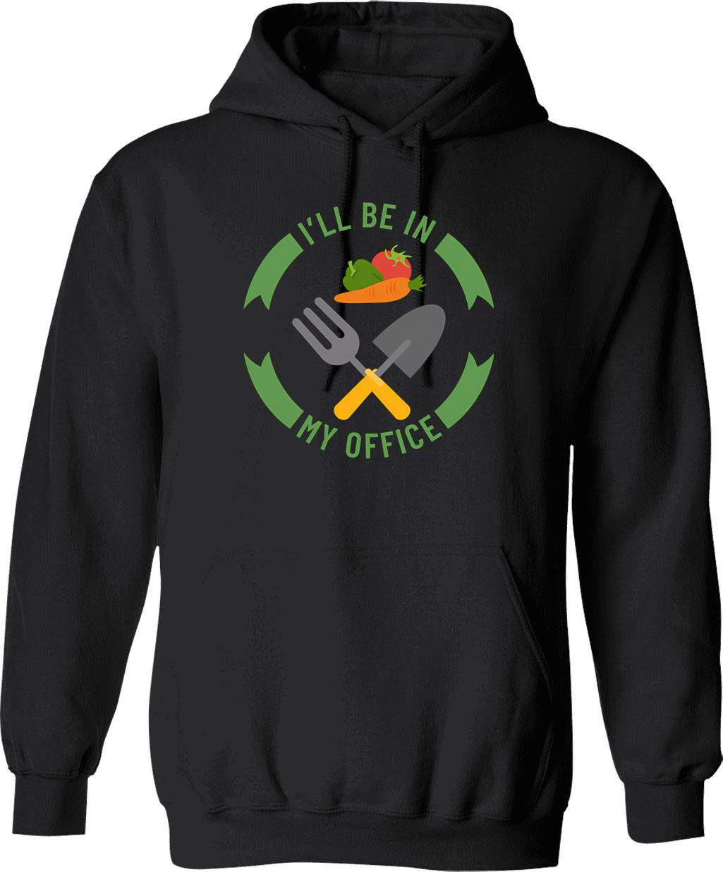 Gardening Because Murder Is Wrong Funny Vintage Garden Design Hoodie - Black