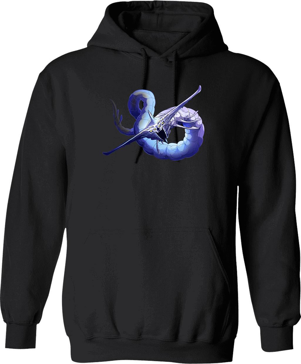 Ghost Leviathan Graphic Pullover Hoodie - Black