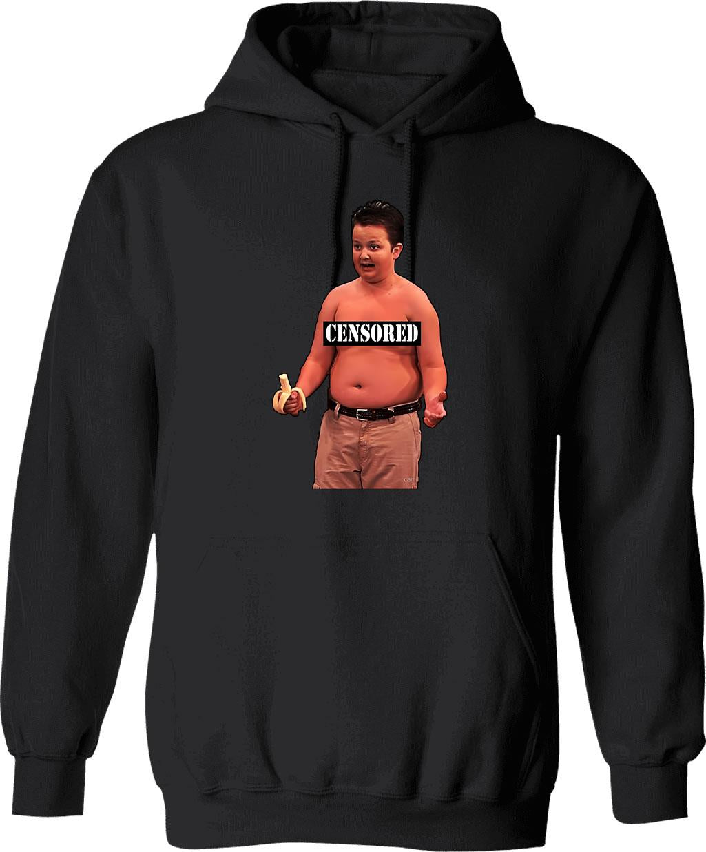 Gibby Graphic Pullover Hoodie - Black