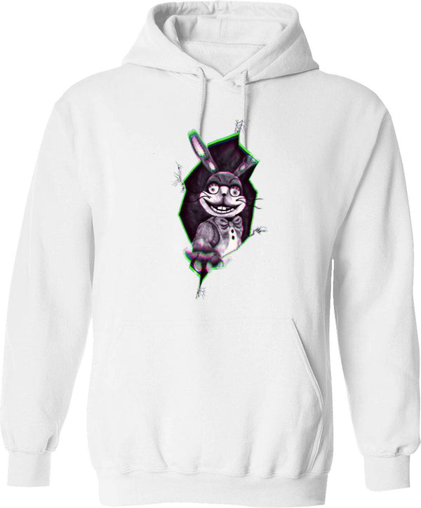 Glitchtrap Graphic Pullover Hoodie - White