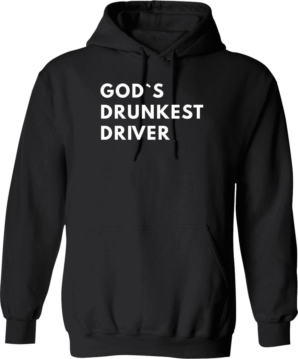 God Is Always Building You Up Hoodie - Black