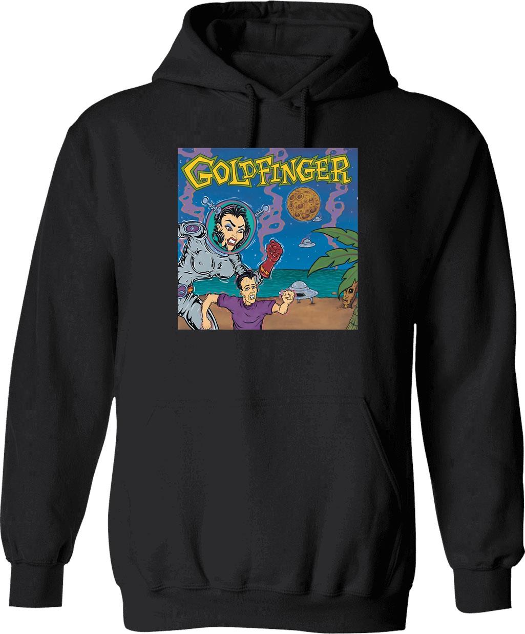 Goldfinger Band Classic Graphic Pullover Hoodie - Black