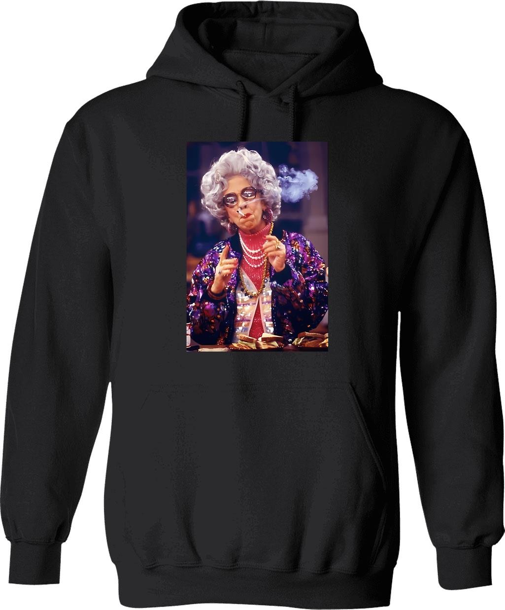 Grandad Man Myth Legend Mens Funny Gift Fathers Day Hoodie - Black