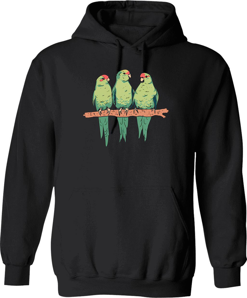 Green Is People Hoodie - Retro Graphic Pullover Hoodie for Men & Women - Black