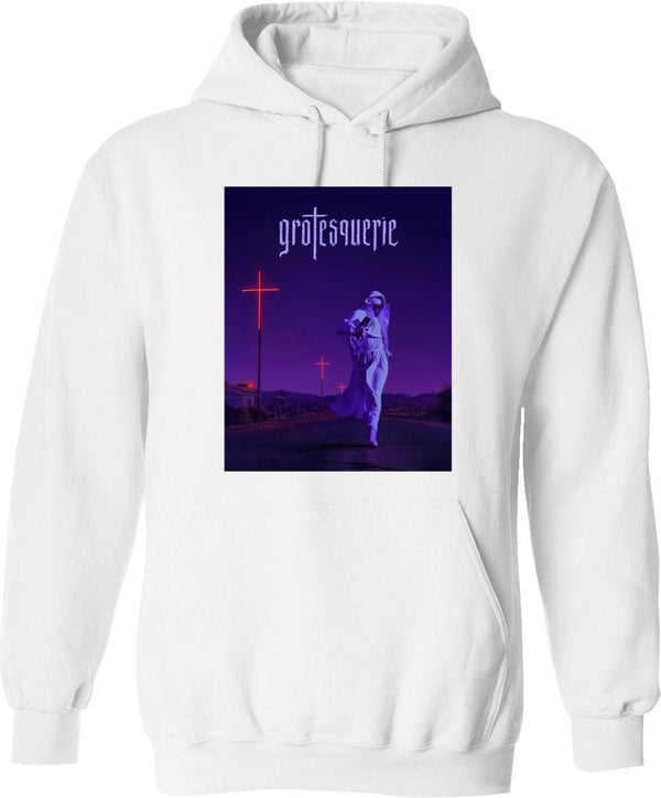 Grotesquerie Graphic Pullover Hoodie - White