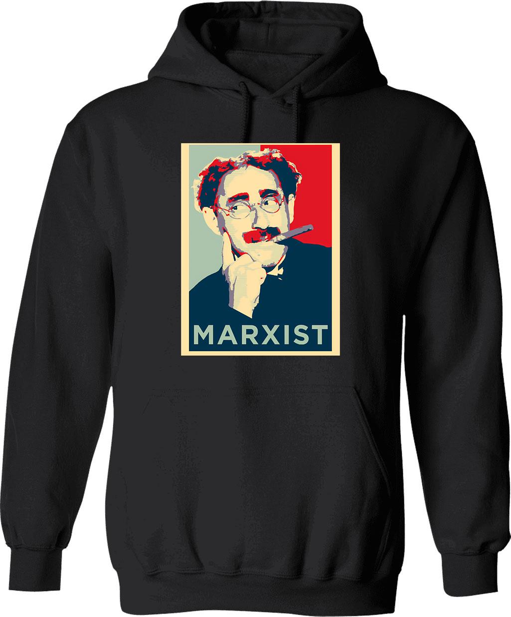Grouchaus Hoodie - Retro Graphic Pullover Hoodie for Men & Women - Black