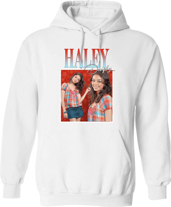 Haley Dunphy Graphic Pullover Hoodie - White