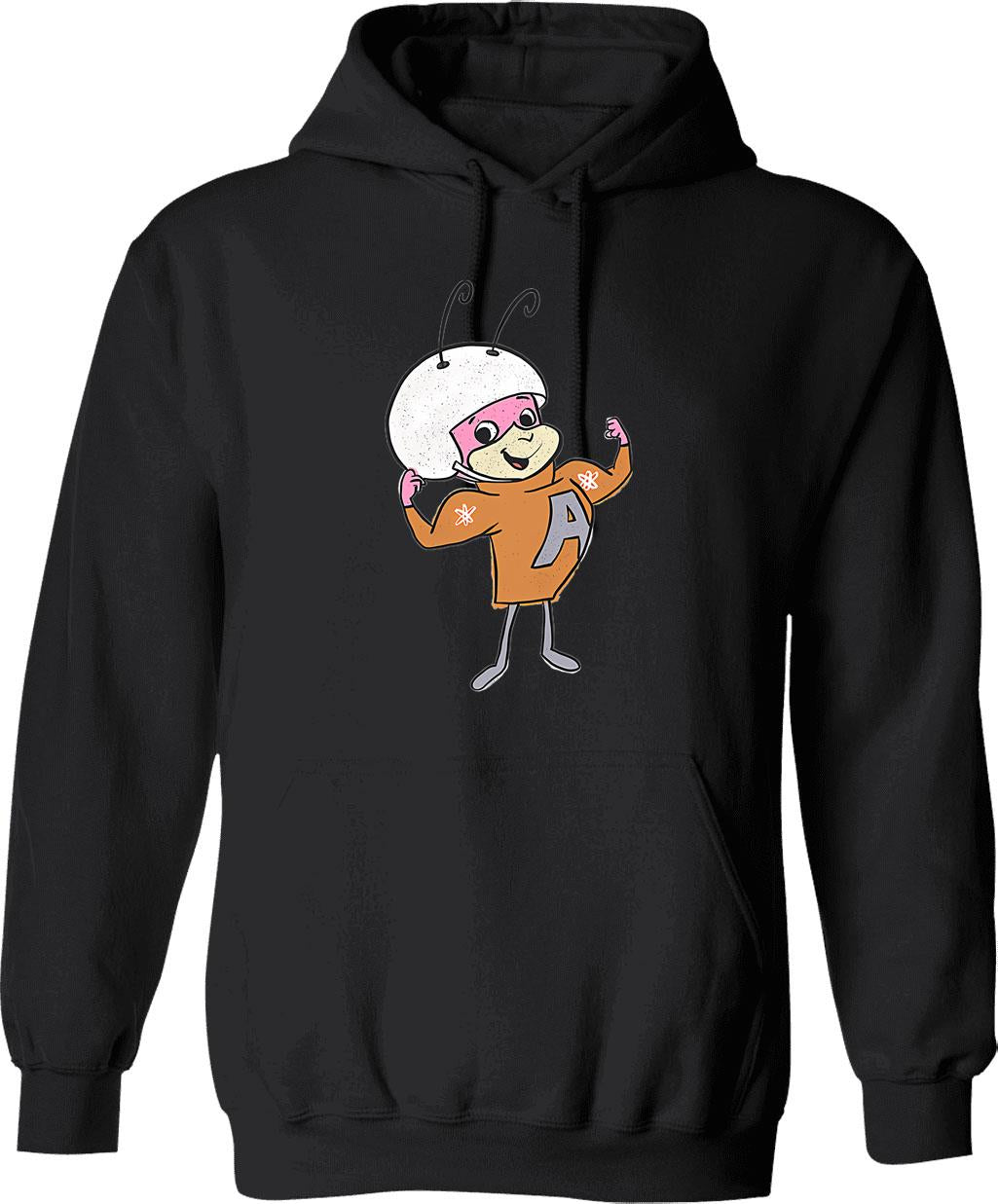 Hanna Barbera Hoodie - Retro Graphic Pullover Hoodie for Men & Women - Black