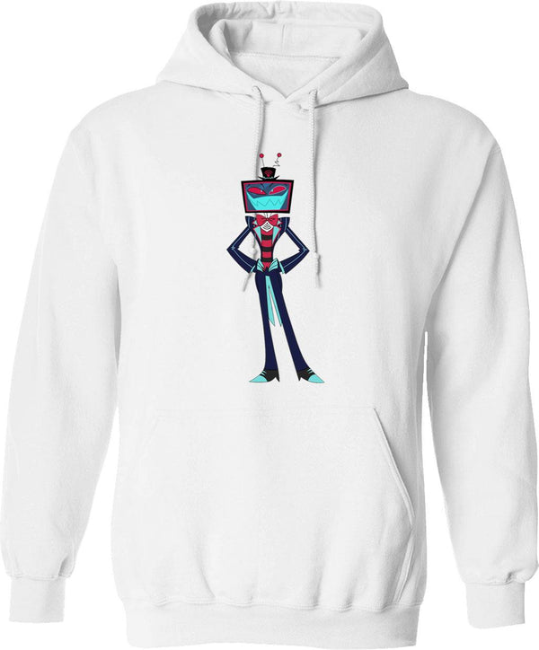 Hazbin Hotel - vox Classic Graphic Pullover Hoodie - White