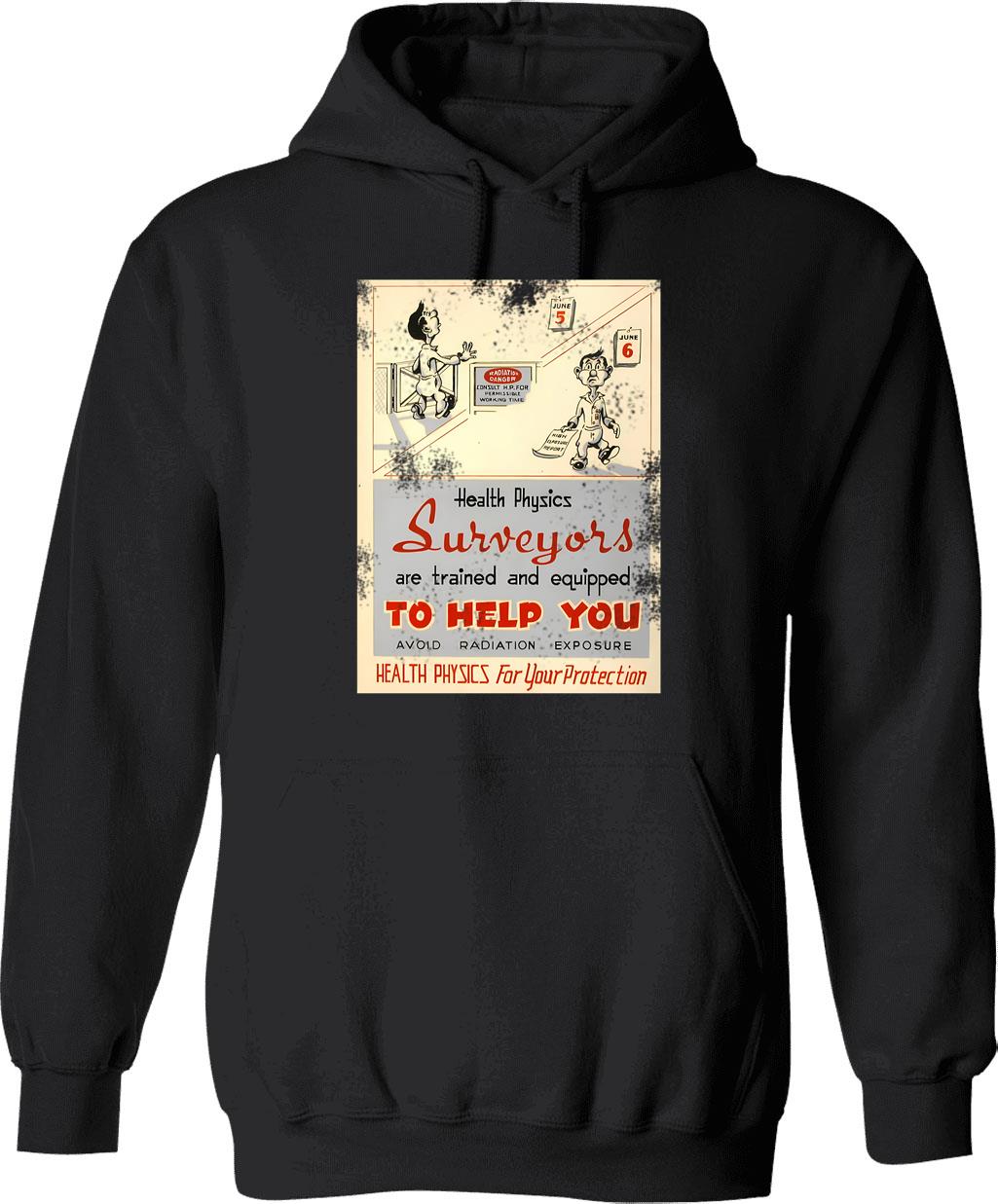 Heal Hoodie - Retro Graphic Pullover Hoodie for Men & Women - Black
