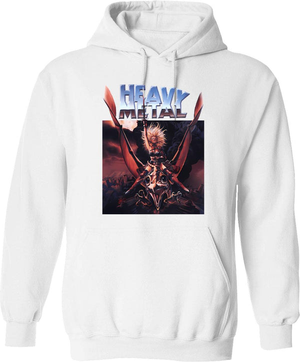 Heavenn And Hell Hoodie - Retro Graphic Pullover Hoodie for Men & Women - White