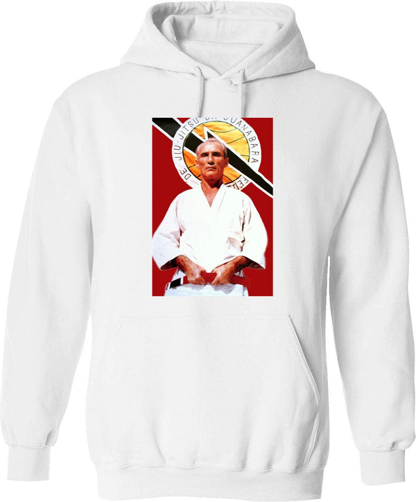 Helio Gracie Graphic Pullover Hoodie - White