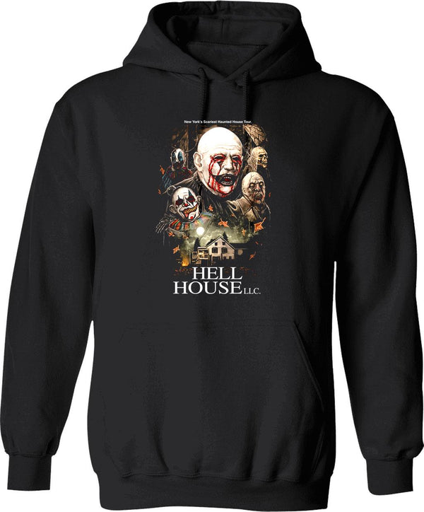 Hell House LLC The Abaddon Hotel Nightmare Graphic Pullover Hoodie - Black