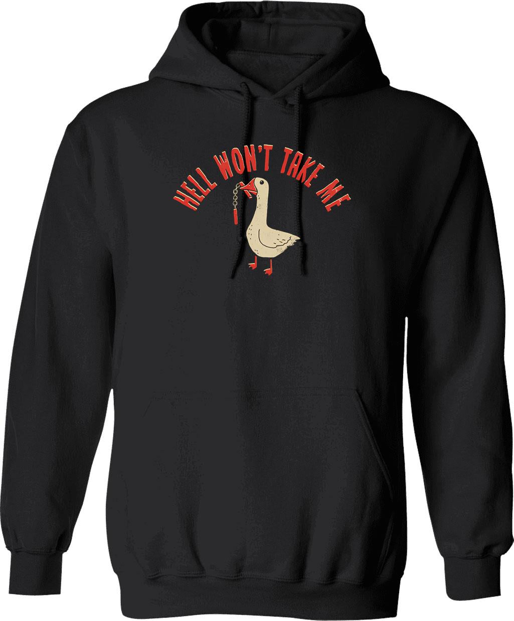 Hell Is Other People Hoodie - Retro Graphic Pullover Hoodie for Men & Women - Black