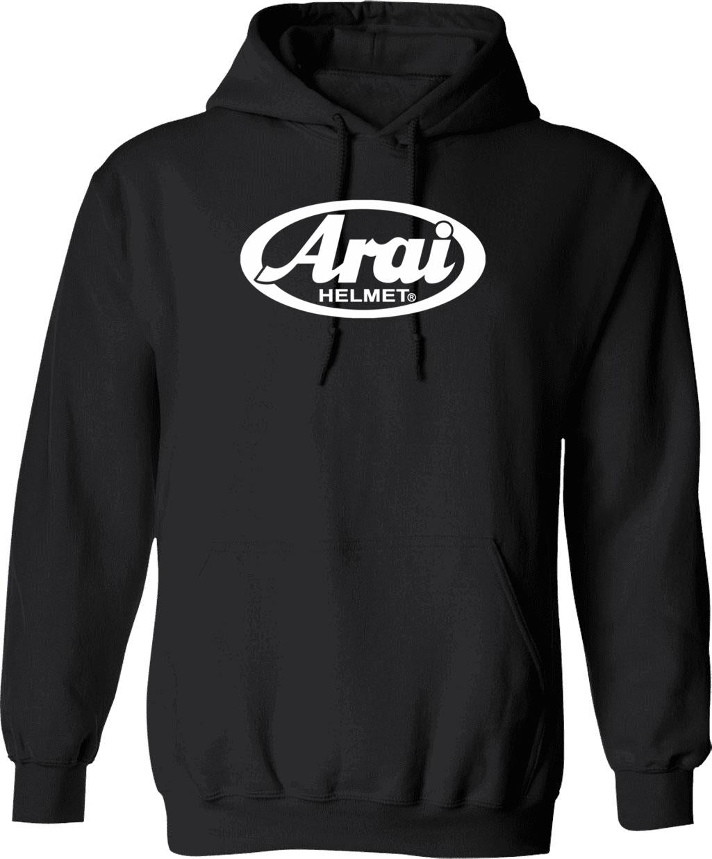 Helm Hoodie - Retro Graphic Pullover Hoodie for Men & Women - Black