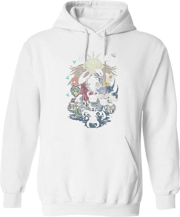 Hollow Knight Silksong Hoodie Graphic Pullover Hoodie - White