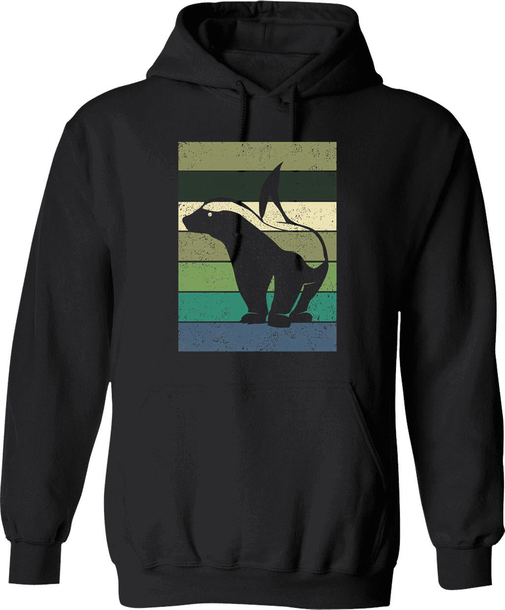 Homey Hoodie - Retro Graphic Pullover Hoodie for Men & Women - Black