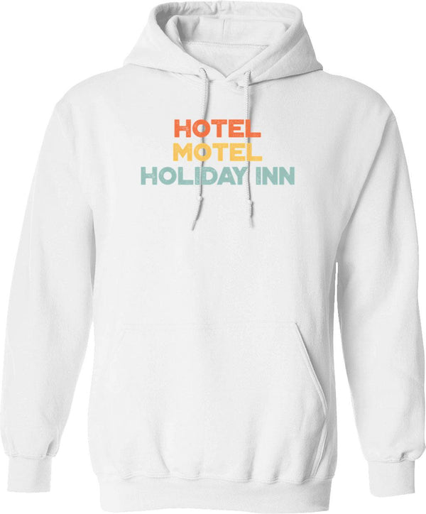 Hot Vintage Black Hoodie - Retro Graphic Cosy Pullover - White