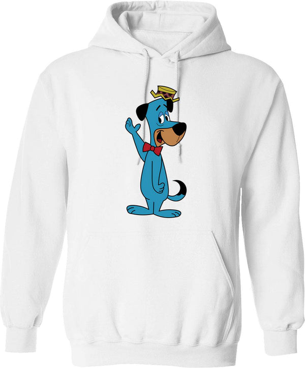 Hst- Freak Power Hoodie - Retro Graphic Pullover Hoodie for Men & Women - White