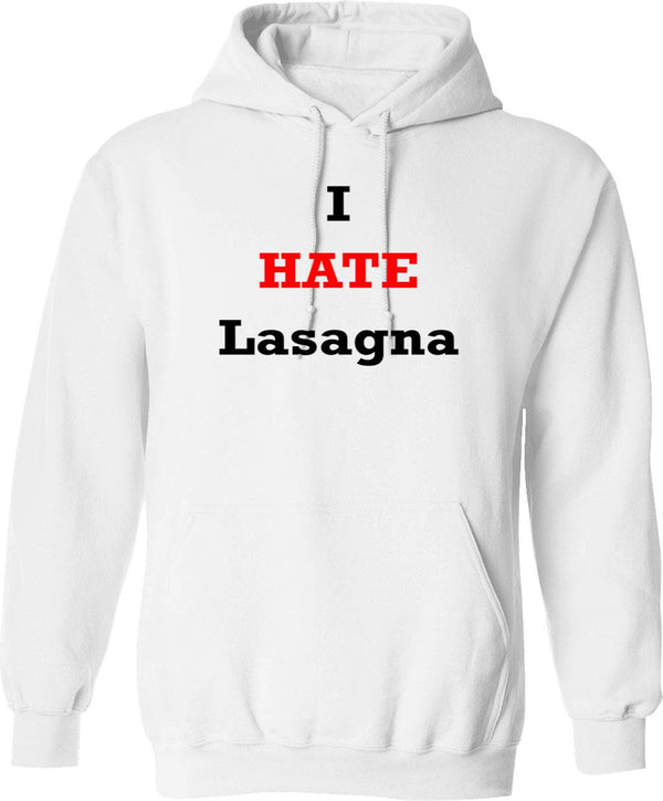 I Hate Everyone Hoodie - Retro Graphic Pullover Hoodie for Men & Women - White