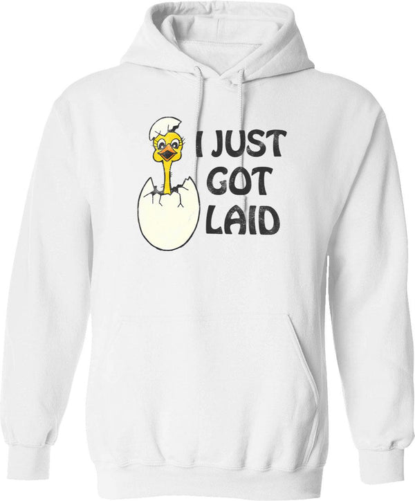 I Just Felt Like Running Retro Hoodie - White