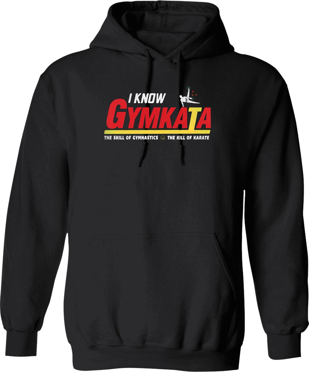 I Know Hoodie - Retro Graphic Pullover Hoodie for Men & Women - Black