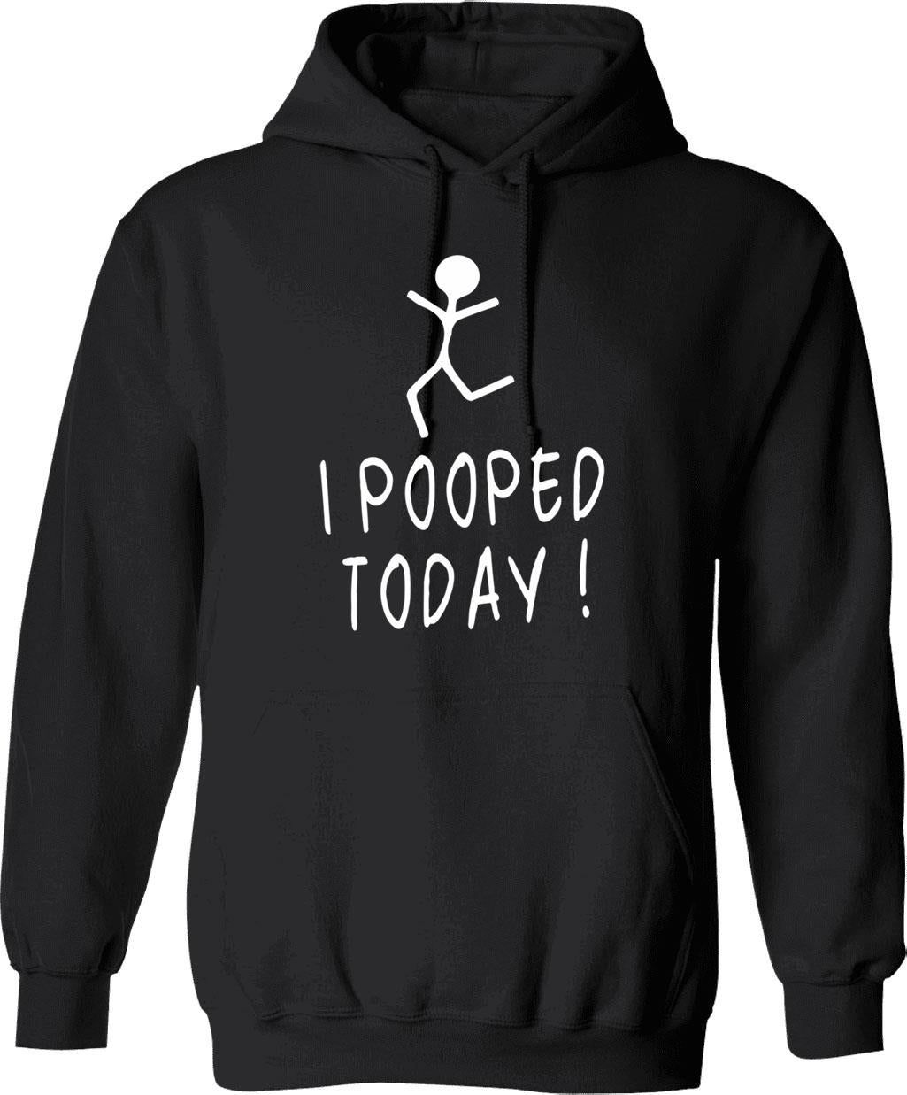 I Poop On Fascists Hoodie - Retro Graphic Pullover Hoodie for Men & Women - Black