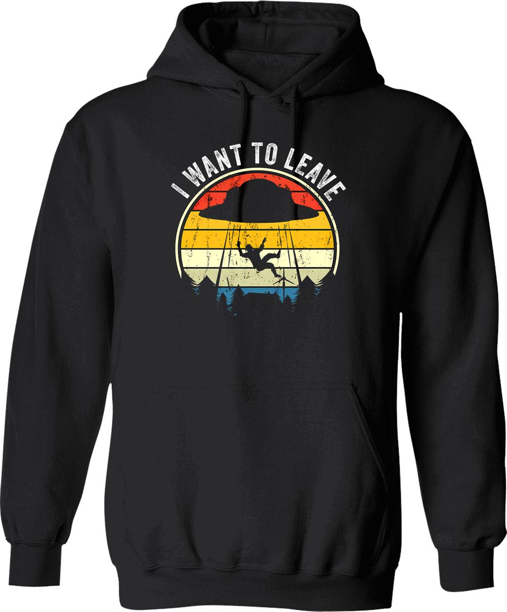 I Want The Hobo To Watch - Beatnick Perverts Random Funny Hoodie - Black