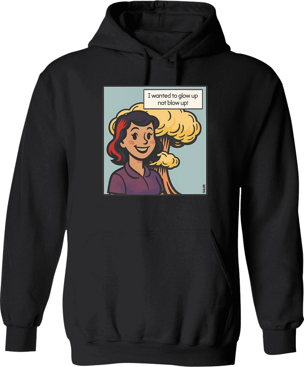 I Want To Leave Funny Ufo Vintage Hoodie - Black