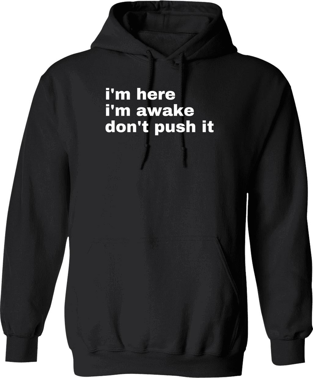 I'm Here For The Gangbang Inappropriate Y2k Sex Humor Hoodie - Black