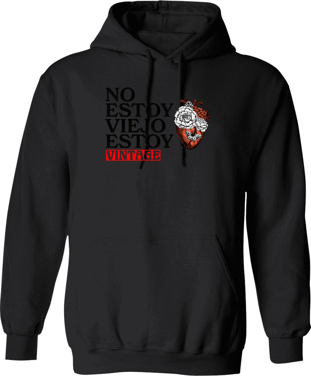I'm Not Old I'm Classic Vintage Motorcycle Hoodie - Black
