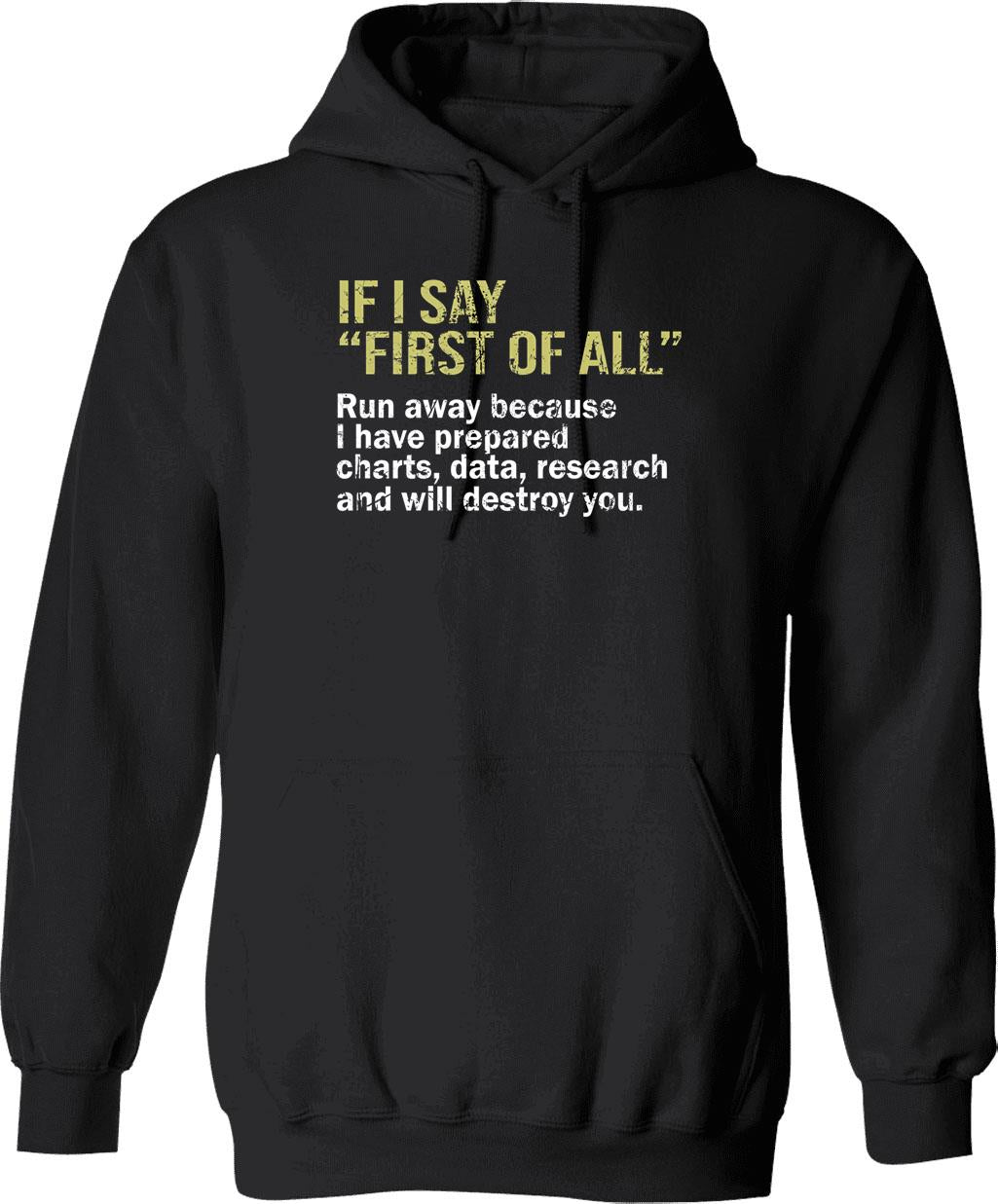 If I Don't Turn It Into A Joke It Will Destroy Me Hoodie - Black