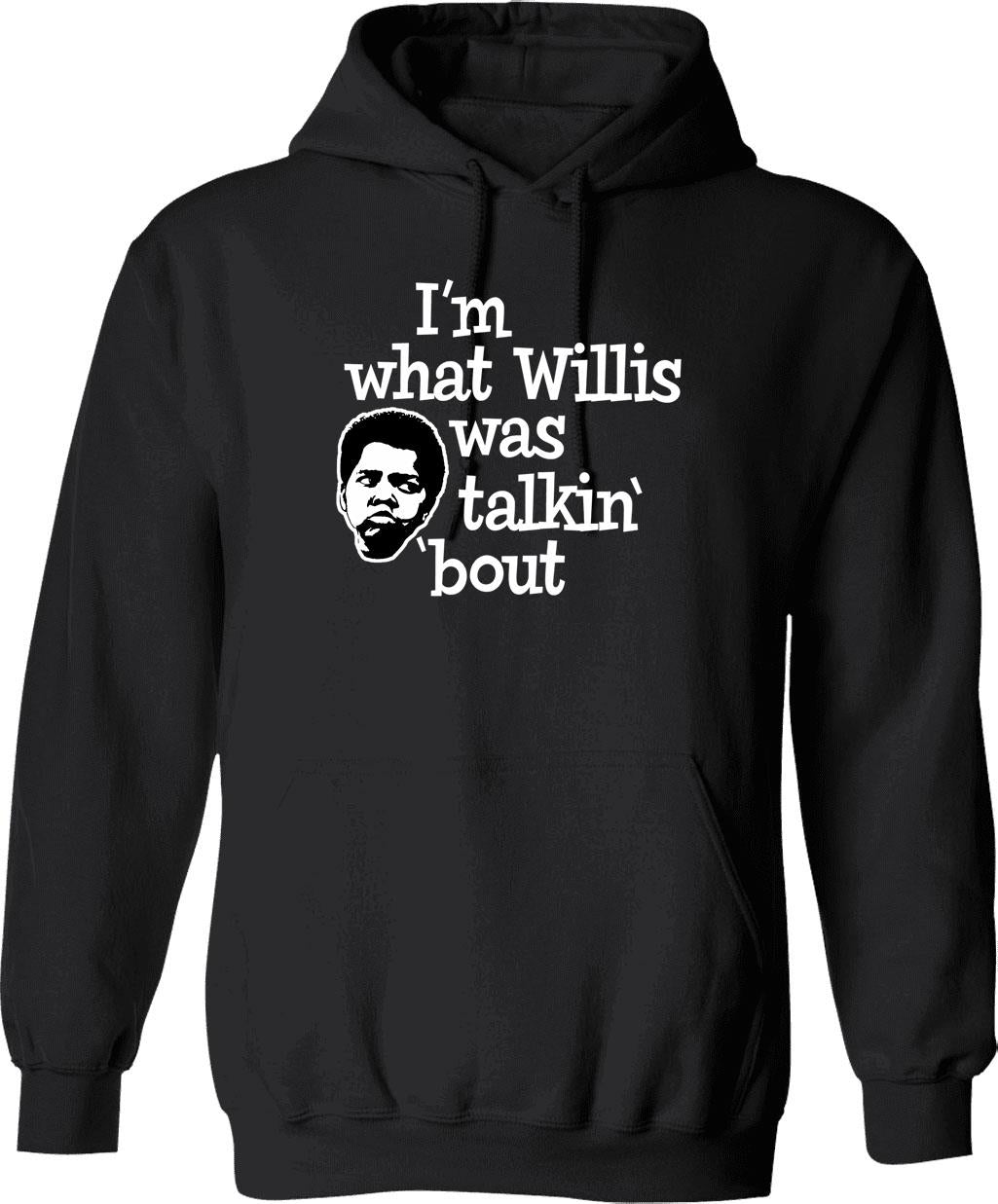 Im Vintage Hoodie - Retro Graphic Cosy Pullover - Black