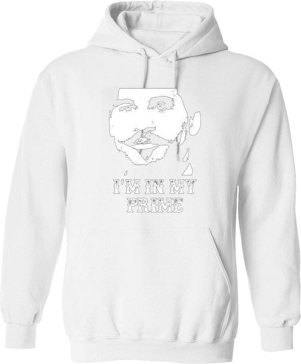 Im in My Prime Graphic Pullover Hoodie - White