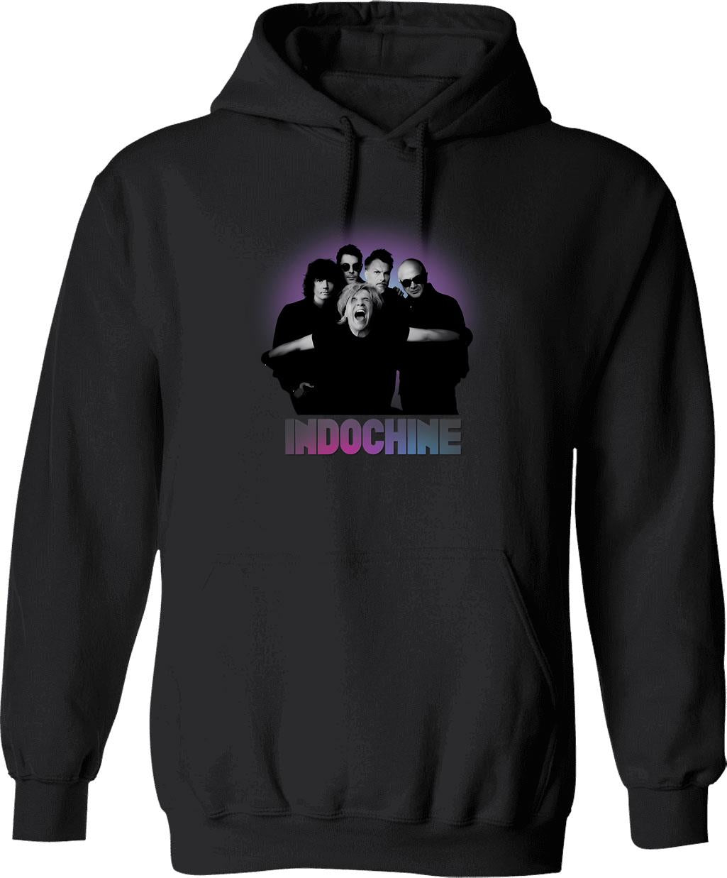 Indiana Corn Hoodie - Retro Graphic Pullover Hoodie for Men & Women - Black