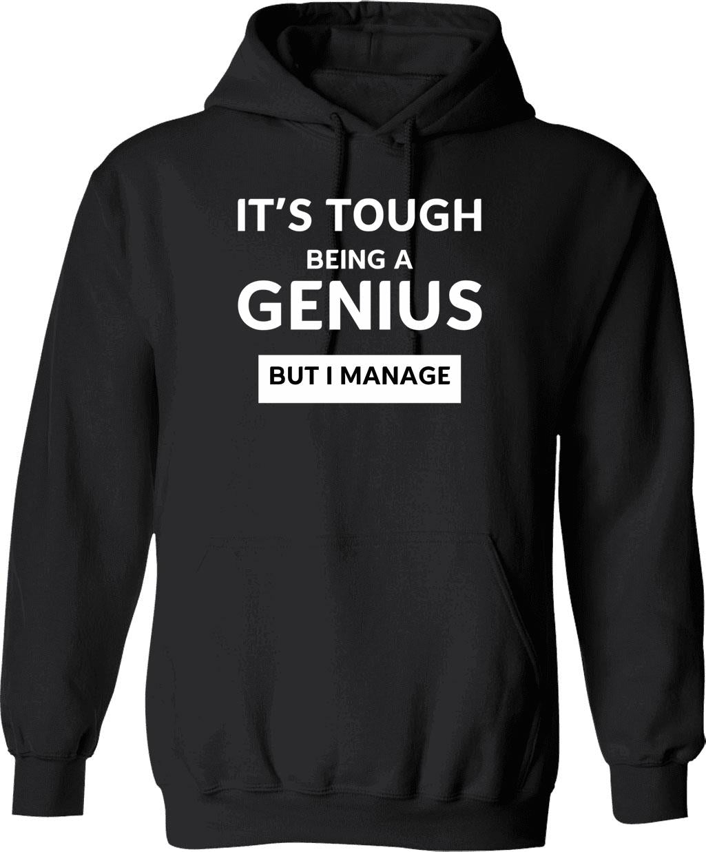 It's Really Too Unfair Hoodie - Retro Graphic Pullover Hoodie for Men & Women - Black
