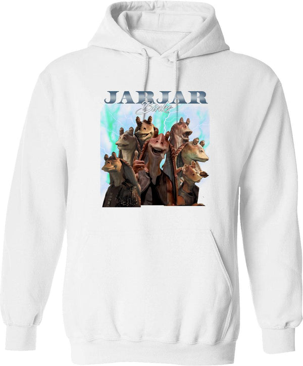 Japanese Whippet Kawaii Hoodie - Retro Graphic Pullover Hoodie for Men & Women - White